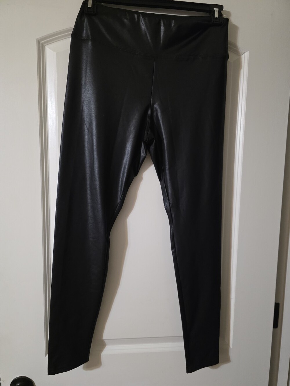 Wild Fable Faux Leather Black High-Waist Leggings